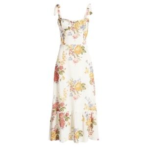 NEW Reformation Nikita Dress Bouquet 12